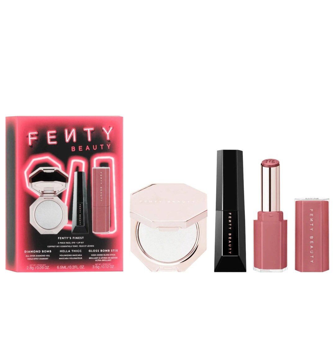 Fenty Beauty by Rihanna  Fenty's Finest 3-Piece Face, Eye + Lip Kit - Image 1