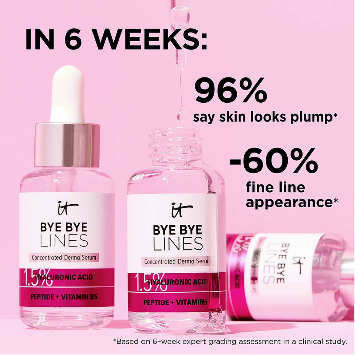 it cosmatics BYE BYE LINES HYALURONIC ACID SERUM - صورة 2