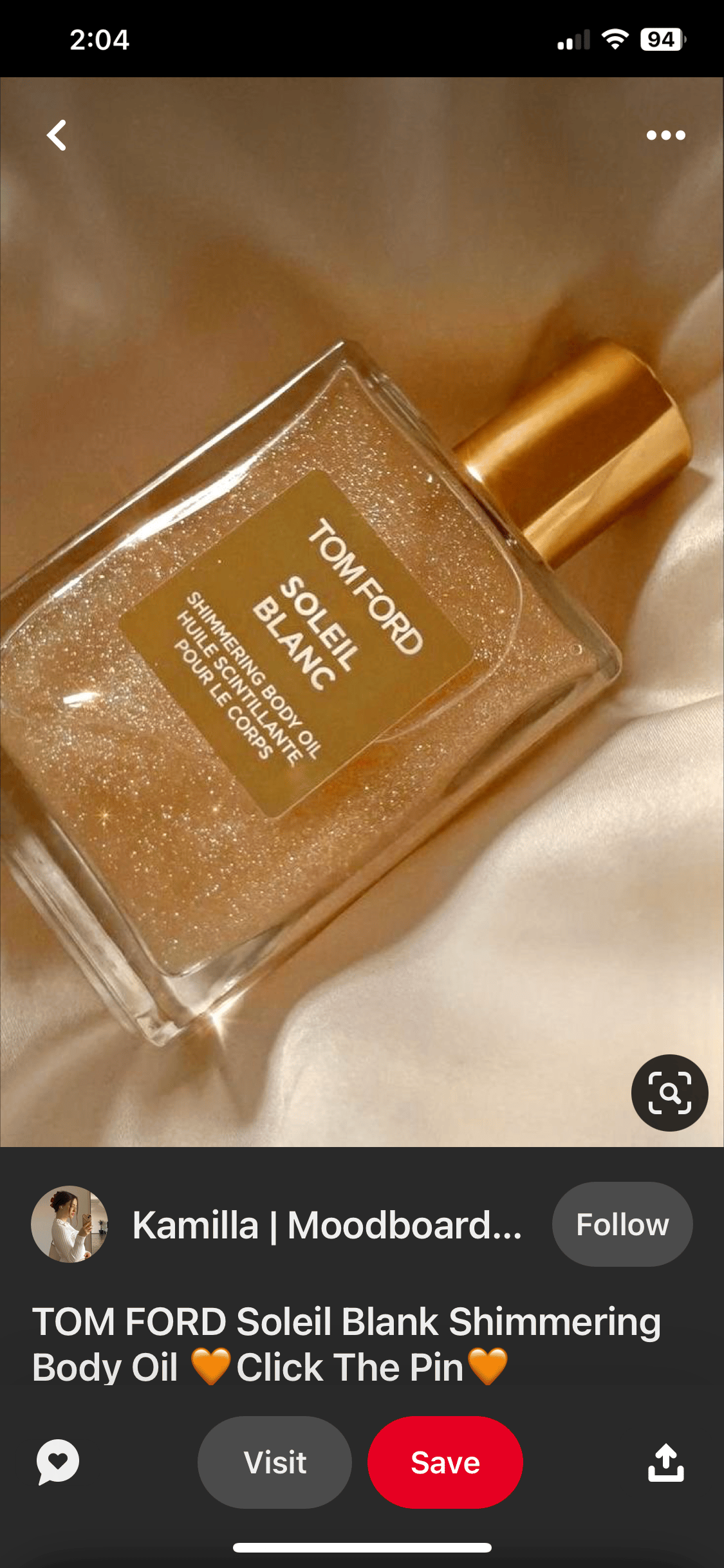 TOM FORD Mini Soleil Blanc Shimmering Body Oil 45 ml - Image 2