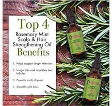 MIELLE ORGANICS Rosemary Mint Scalp And Hair Strengthening Oil 59ml - صورة 2