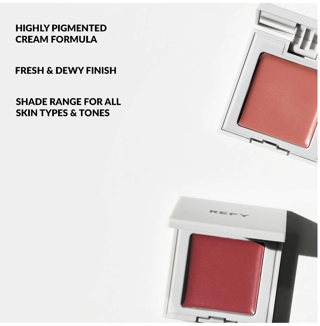 REFY  Cream Blush Duo with Duo Face Brush Gift Set - Image 2