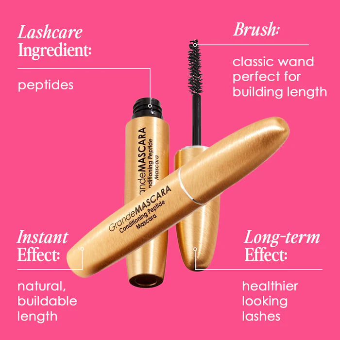 Grande Cosmetics GrandeMASCARA Conditioning Peptide Mascara - Image 3