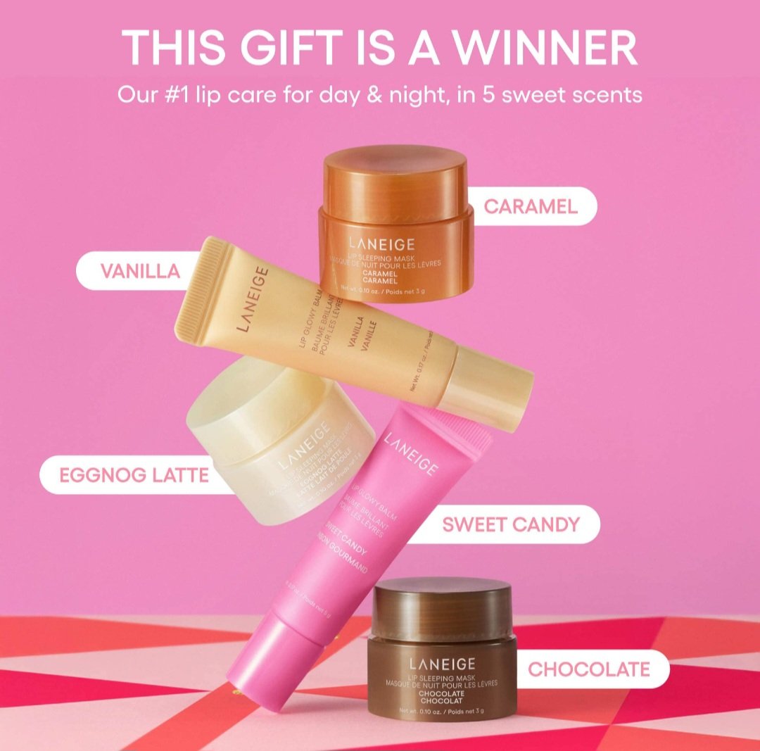 LANEIGE  Midnight Minis Lip Glowy Balm and Lip Sleeping Mask Gift Set - Image 11