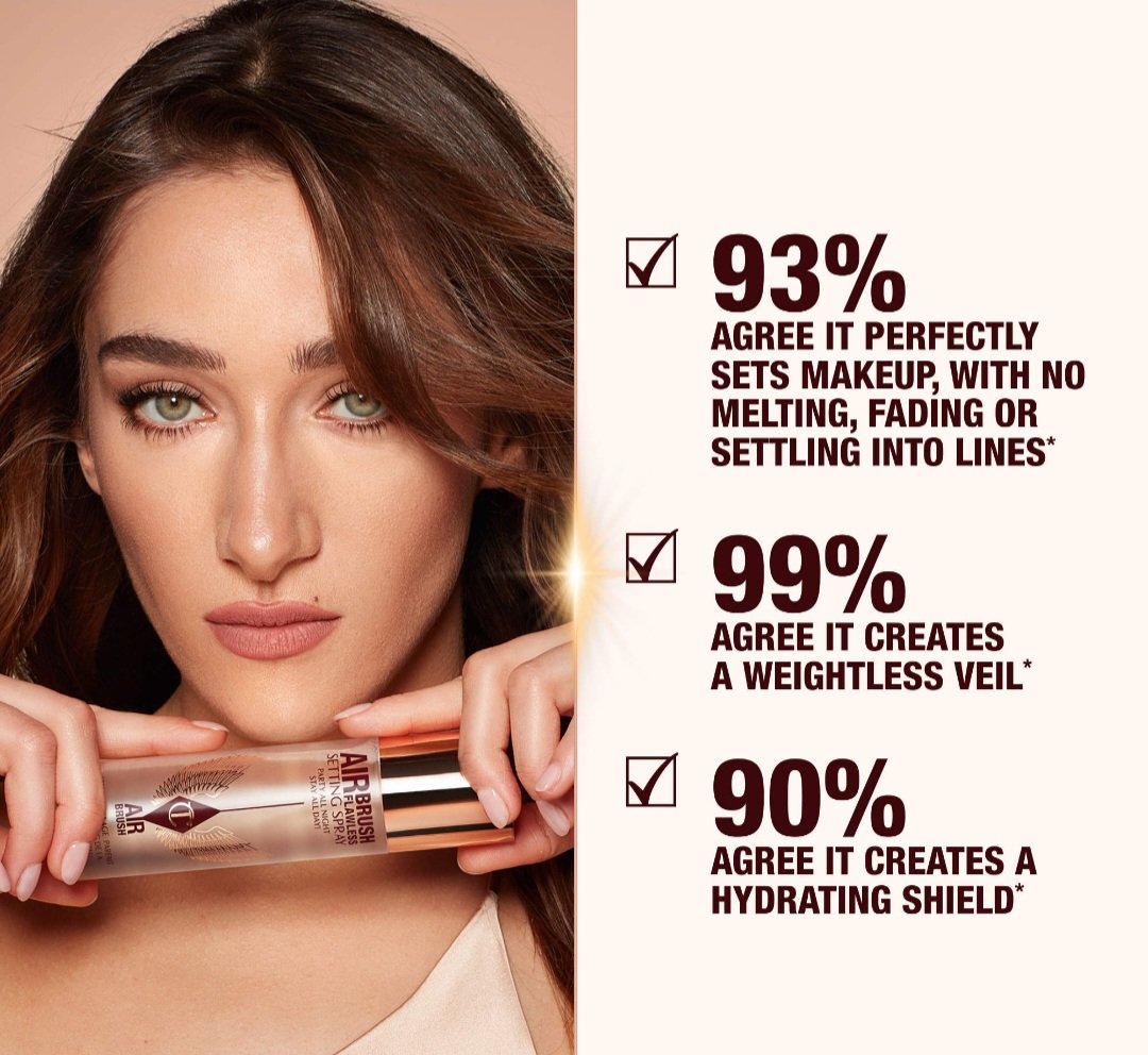Charlotte Tilbury  Mini Airbrush Flawless Setting Spray Duo Gift Set - Image 6
