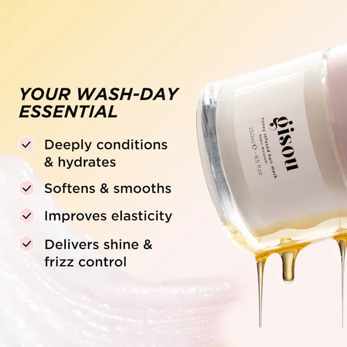 Gisou Honey Infused Hydrating Hair Mask - صورة 5