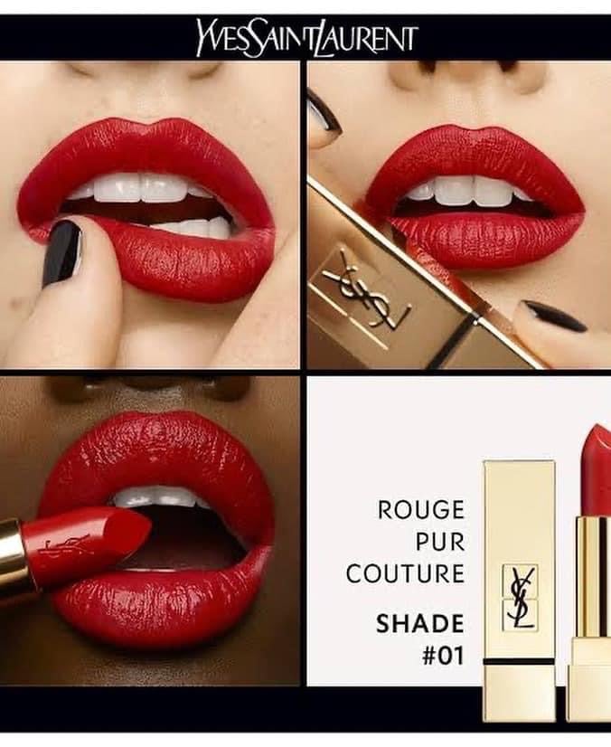 Yves Saint Laurent Rouge Pur Couture Mini – Red 01 - Image 2