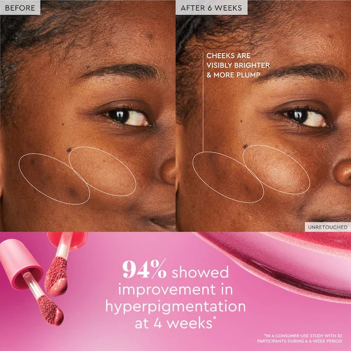 Glow Recipe  Watermelon Glow Niacinamide Dewy Flush - Brightening Serum Blush Color: Watermelon Flush - Natural Light Cool Tone PinkNEW - Image 5
