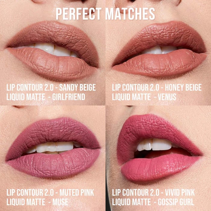 HUDA BEAUTY  Lip Contour 2.0 Automatic Matte Lip Pencil Rusty pink - Image 5