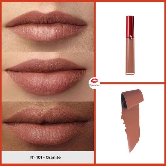 GIORGIO ARMANI Lip Maestro Velvet Matte Liquid Lipstick Midi 101 - Image 2