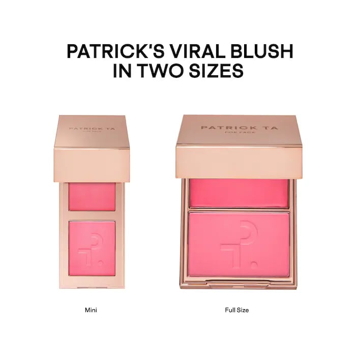 PATRICK TA  Mini Must-Have Major Headlines Double-Take Crème & Powder Blush Duo Set - Image 7