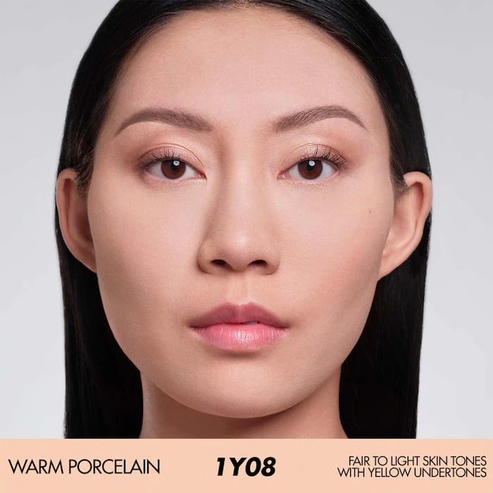 MAKE UP FOR EVER HD Skin Matte Velvet Blurring Foundation & Setting Powder 1Y08 Warm Porcelain - fair to light skin tones - Image 5