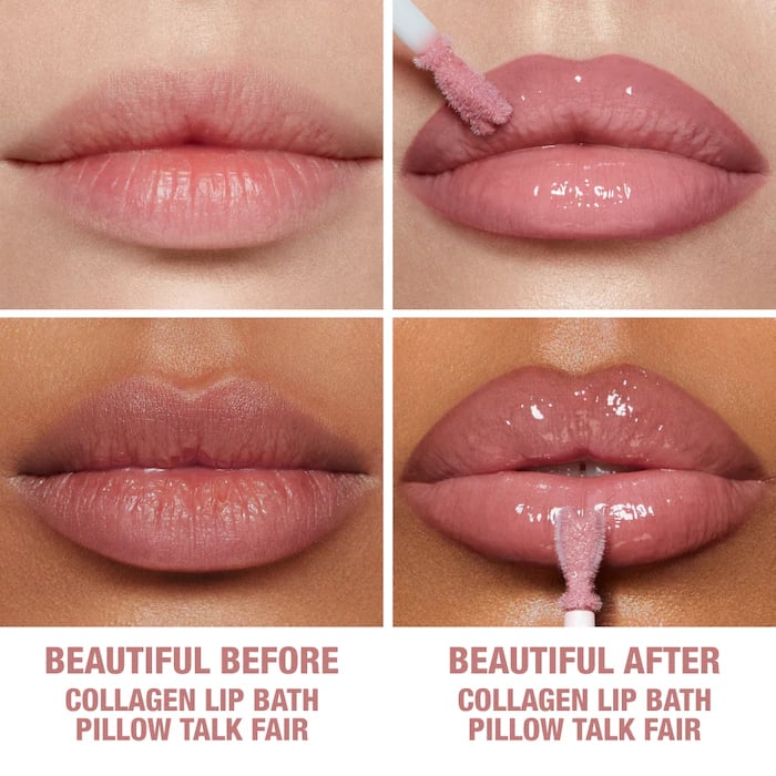 Charlotte Tilbury Collagen Lip Bath Gloss pillow talk - Image 2
