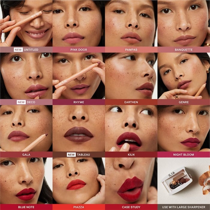 ILIA  Lip Sketch Hydrating Lipstick + Lip Liner Crayon - Image 5