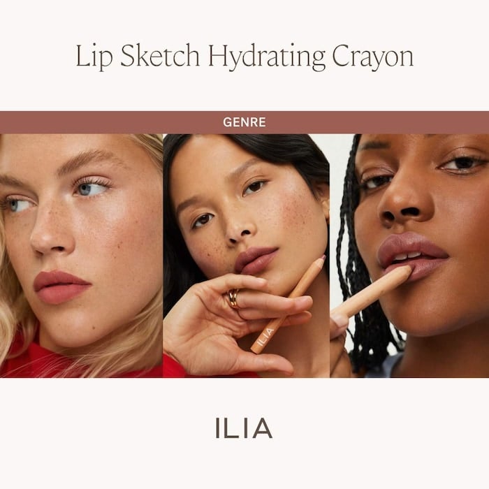 ILIA  Lip Sketch Hydrating Lipstick + Lip Liner Crayon - Image 2