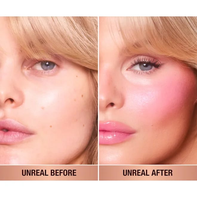 Charlotte Tilbury  Unreal Lip + Cheek Glow Blush Stick with Hyaluronic Acid - صورة 6