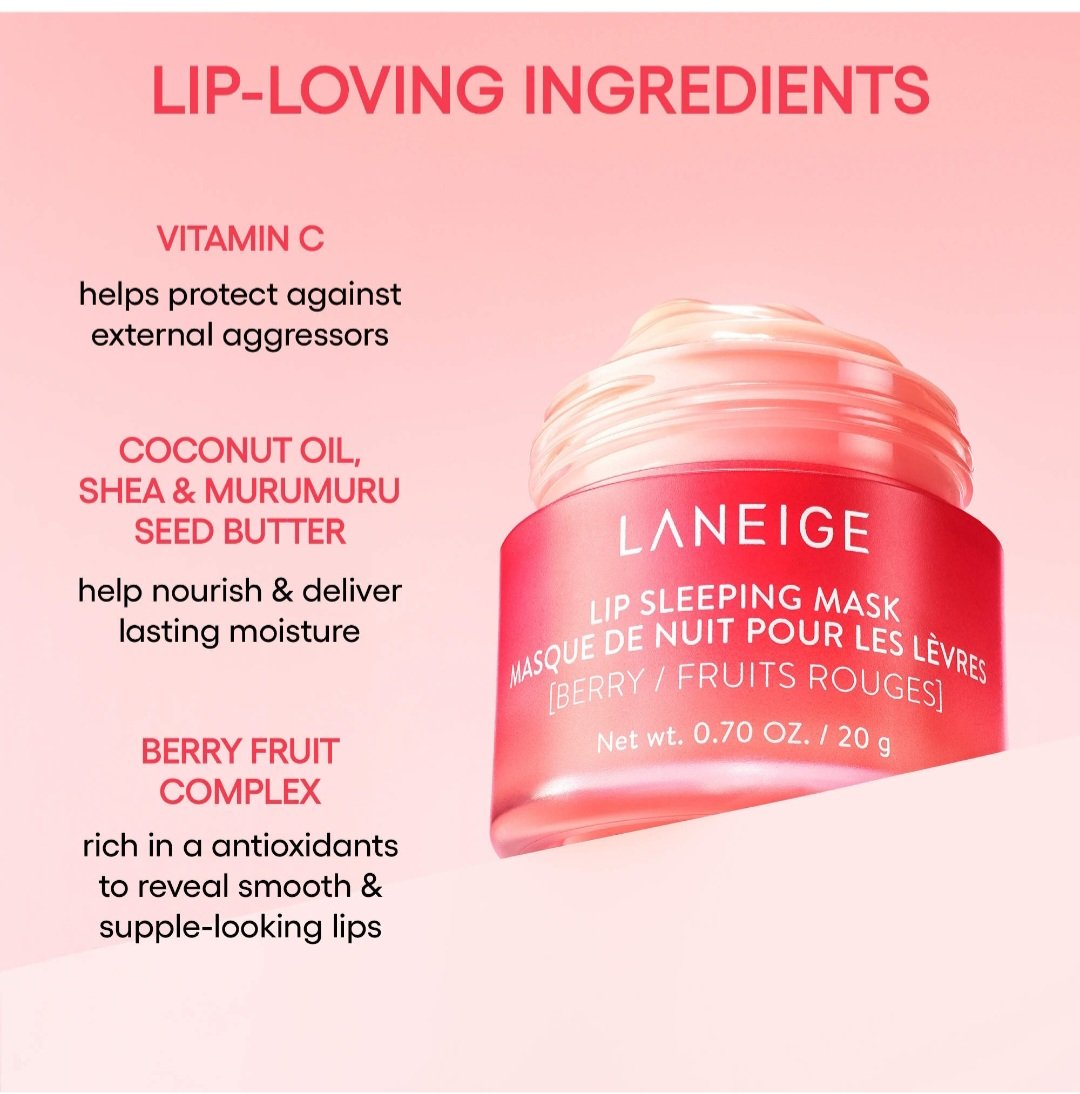 LANEIGE  Midnight Minis Lip Glowy Balm and Lip Sleeping Mask Gift Set - Image 10