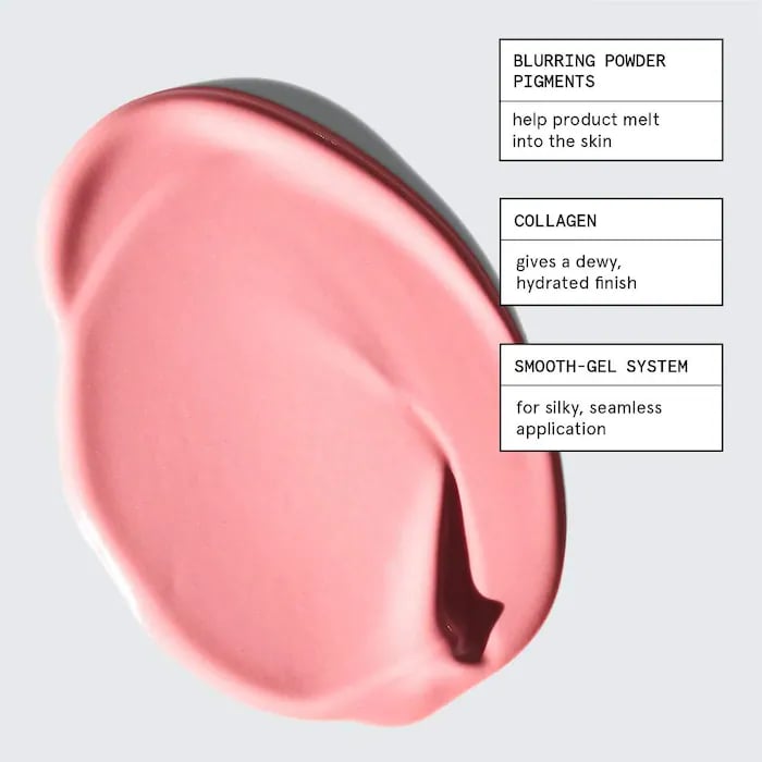 Glossier Cloud Paint Gel Cream Blush Color: Puff - light cool pink - صورة 2