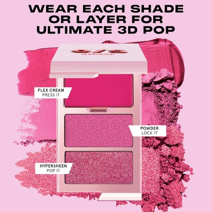 ONE/SIZE by Patrick Starrr Cheek Clapper 3D Blush Trio Palette - صورة 5