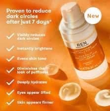 REN Clean Skincare Radiance Brightening Dark Circle Eye Cream - صورة 5