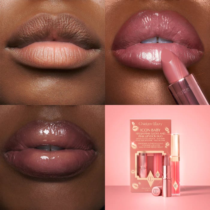 Charlotte Tilbury  K.I.S.S.I.N.G Lipstick and Lip Gloss Duos - Image 4