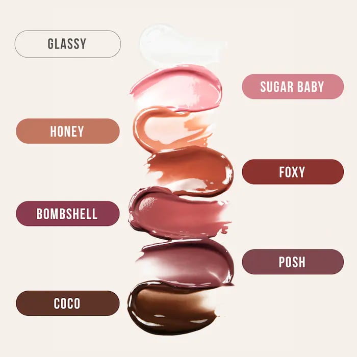 HUDA BEAUTY Faux Filler Shiny Non-Sticky Lip Gloss - Image 5