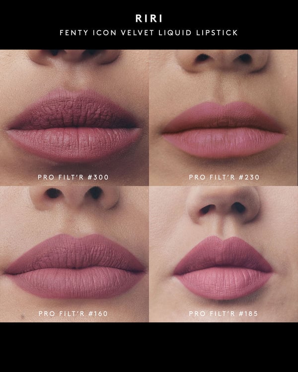 Fenty Beauty by Rihanna Fenty Icon Velvet Liquid Lipstick Riri - صورة 6