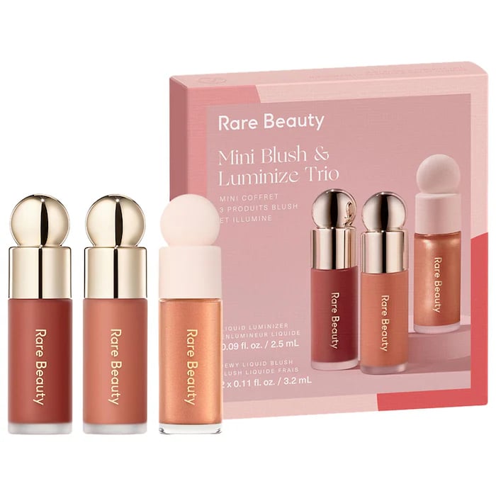 Rare Beauty by Selena Gomez Mini Blush and Luminize Trio - صورة 1