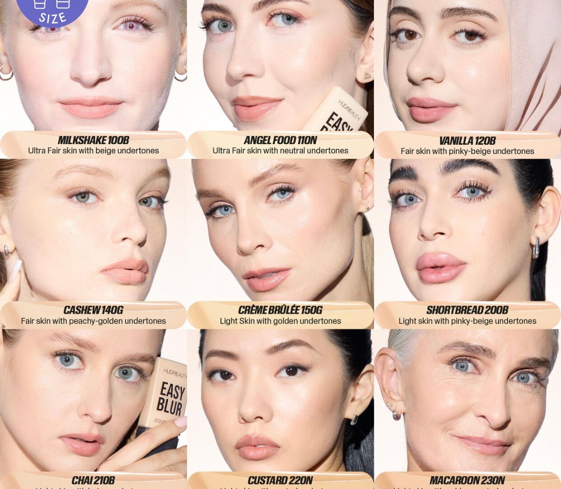 huda beauty mini Blur Natural Airbrush Foundation with Niacinamide - Image 2
