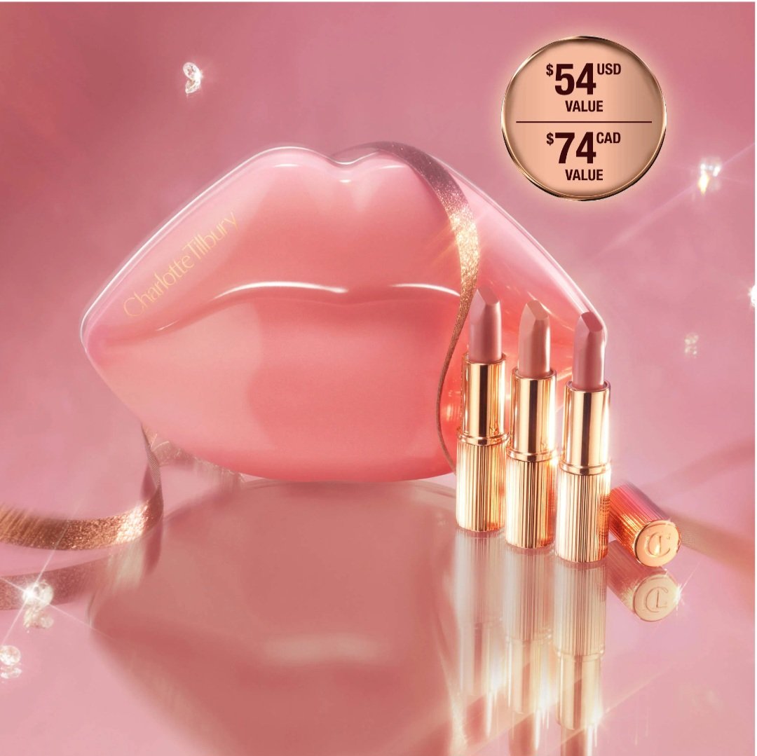 Charlotte Tilbury  Mini Iconic Hollywood Lipstick Trio Gift Set - Image 5