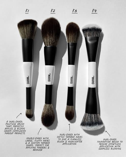 MAKEUP BY MARIO  F4 Dual-Ended Foundation and Face Brush - صورة 4