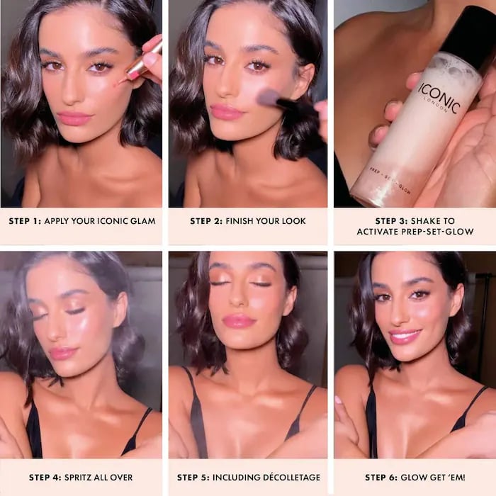 Iconic London Mini Prep Set Glow Hydrating Spray - Image 3