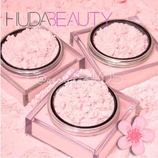 HUDA BEAUTY Easy Bake Loose Baking & Setting Powder Full Size - CHERRY BLOSSOM - Image 5