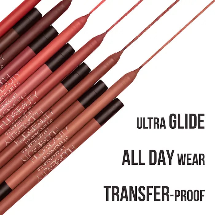 HUDA BEAUTY  Lip Contour 2.0 Automatic Matte Lip Pencil Rusty pink - Image 3