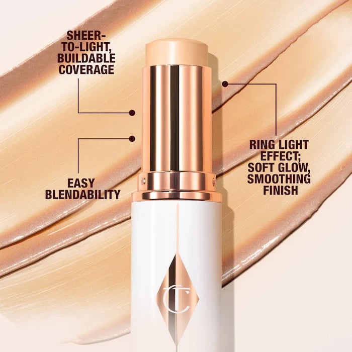 Charlotte Tilbury Unreal Skin Sheer Glow Tint Hydrating Foundation Stick fair 1 - صورة 4