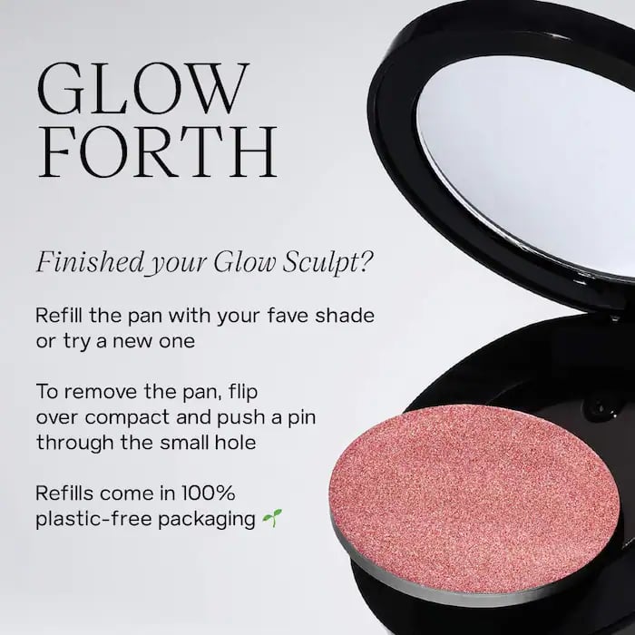 Saie  Glow Sculpt Multi-Use Cream Highlighting Blush - Image 7