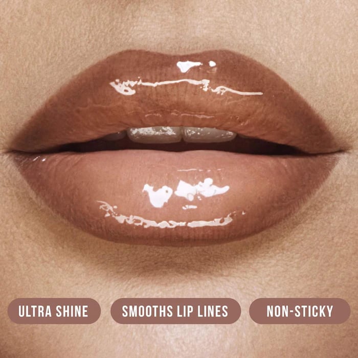HUDA BEAUTY Faux Filler Shiny Non-Sticky Lip Gloss - صورة 2