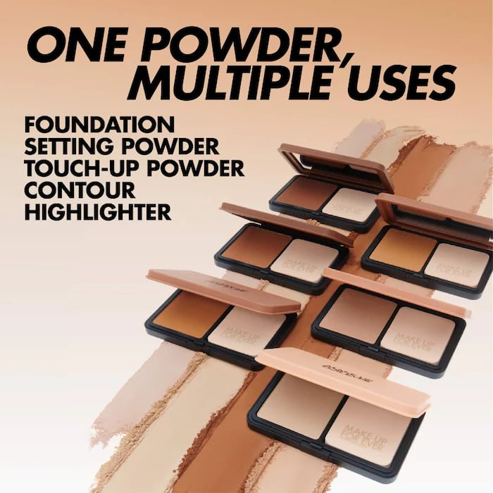 MAKE UP FOR EVER HD Skin Matte Velvet Blurring Foundation & Setting Powder 1Y08 Warm Porcelain - fair to light skin tones - Image 3