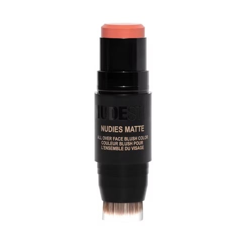 Nudestix Nudies Matte Cream Blush Stick 3-in-1 All Over Face Color - Blush Stick for Cheeks Eyes and Lips - Cream Blush - Image 1