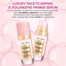 Too faced Plump & Prime Face Plumping Primer Serum - Image 4