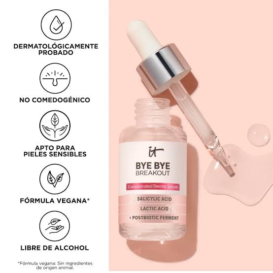 it cosmatics Bye Bye Breakout Face Serum Salicylic Acid 30ml - صورة 8