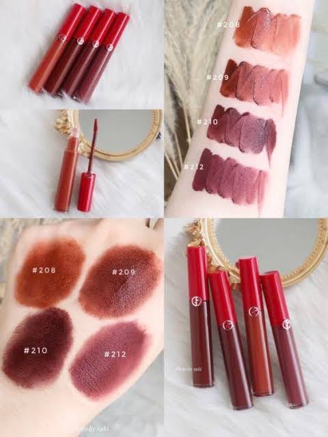 Goarge armani Lip Maestro Velvety Liquid Lipstick 209 - Image 7