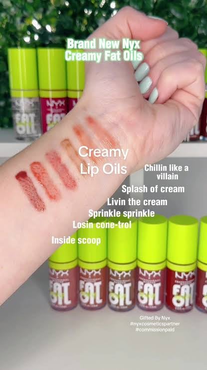 nyx&nbsp;Fat Oil Lip Drip Vegan Lip Oil shade pretty little - Image 3