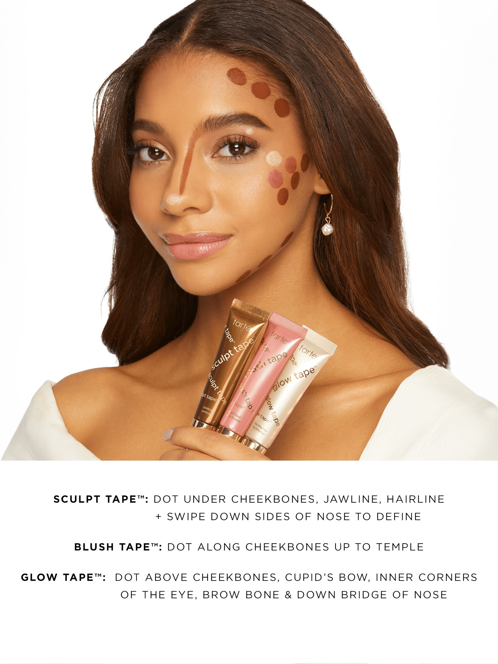tarte travel-size glow tape™ highlighter pear glow - Image 8