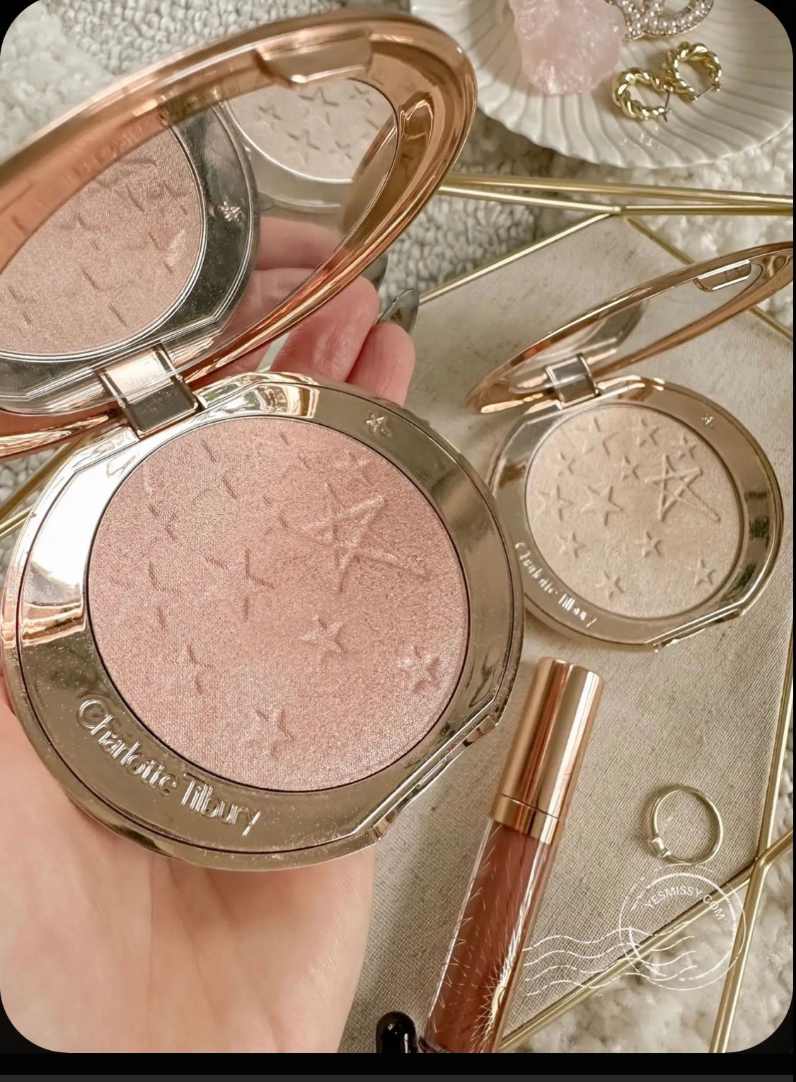 charlotte tilbury hOLLYWOOD GLOW GLIDE FACE ARCHITECT HIGHLIGHTER PILLOW TALK GLOW - Image 10