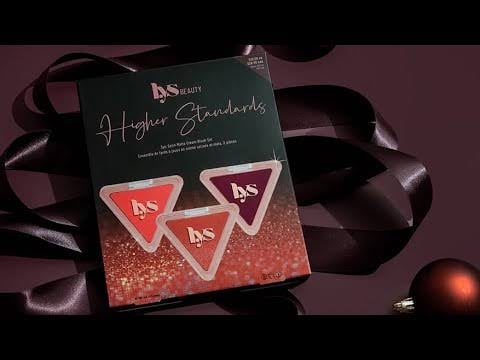 LYS HIGHER STANDARD 3PC SATIN MATTE CREAM BLUSH SET - Image 5