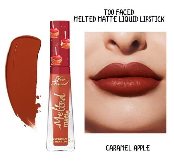 Too Faced Melted Matte Liquid Lipstick caramel apple - Image 5
