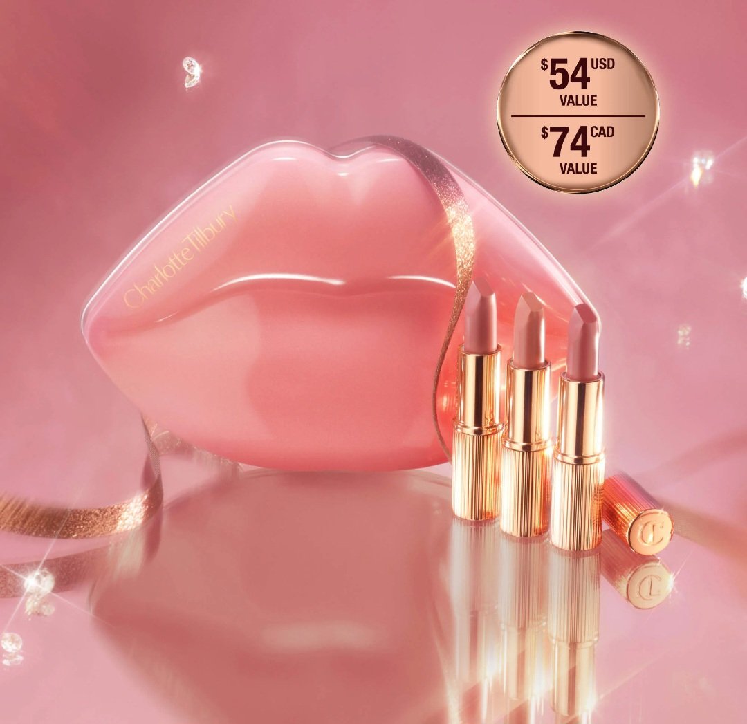 Charlotte Tilbury Mini Iconic Hollywood Lipstick Trio Gift Set - Image 4
