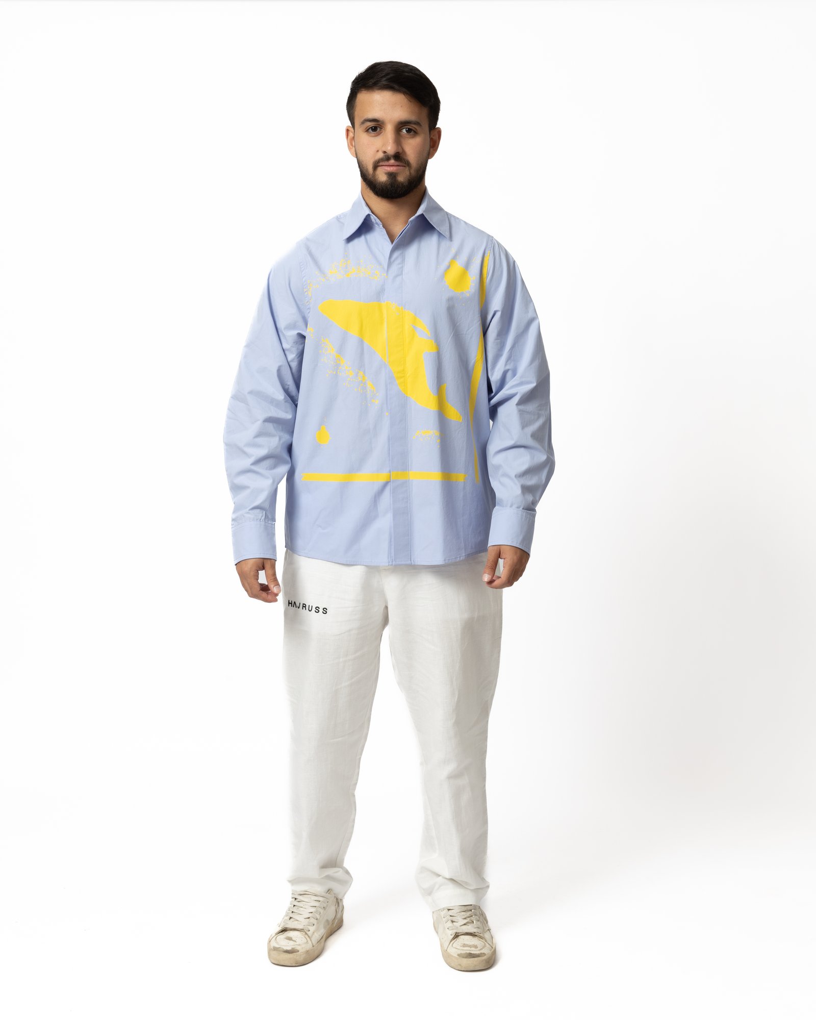 Painted Cotton Shirt - صورة 3