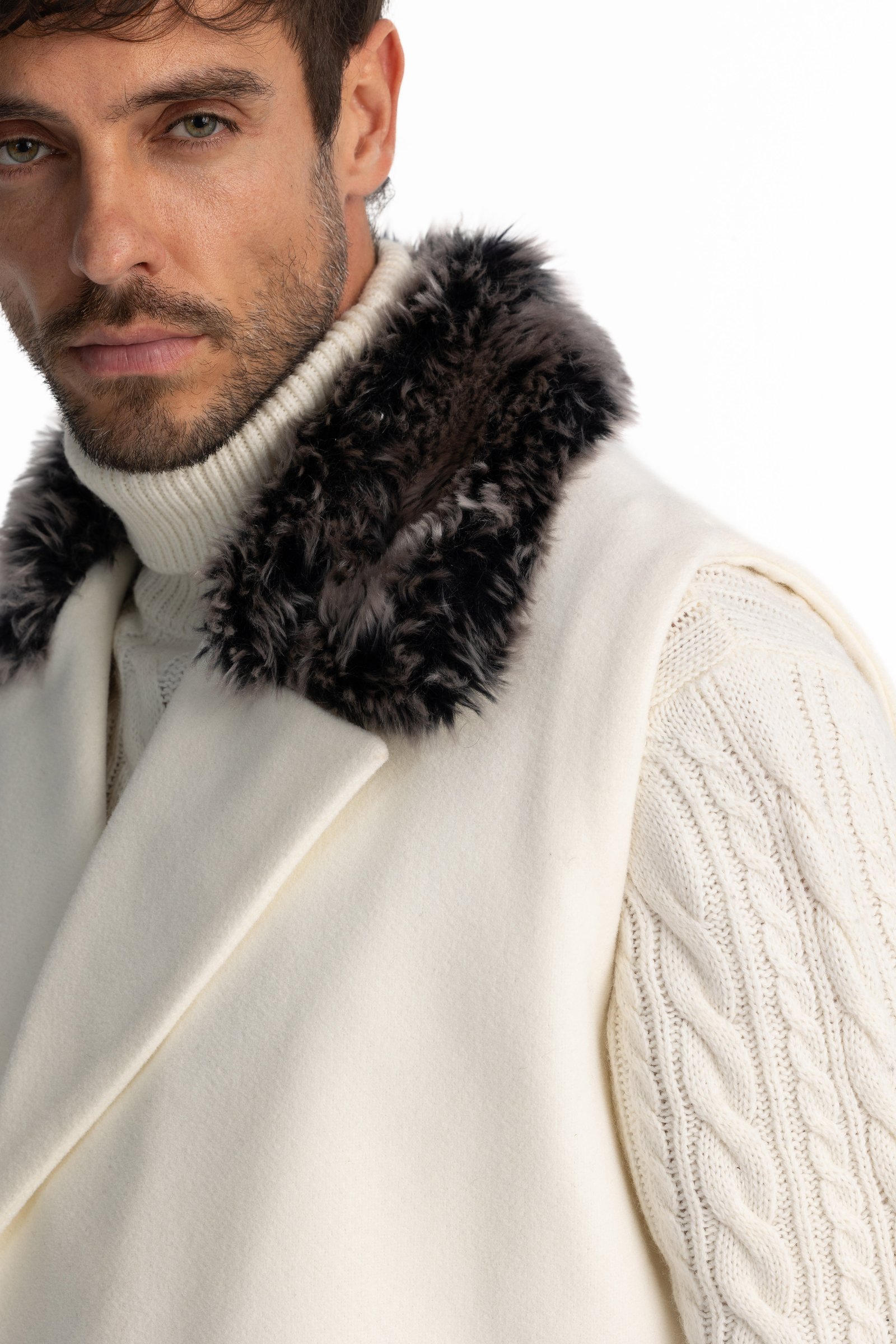 White Suit-collar Vest - Image 3