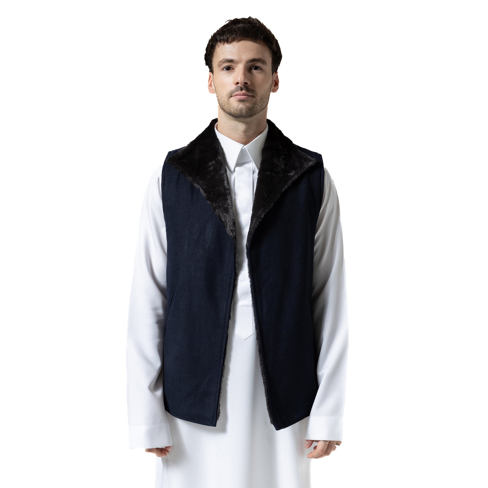 Navy Blue Vest - Image 1